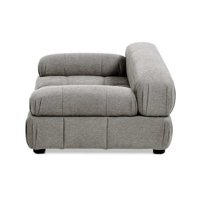 Marcel Upholstered Modern Pet Bed, Small to Medium Dog or Cat Uptown Gray Performance Velvet