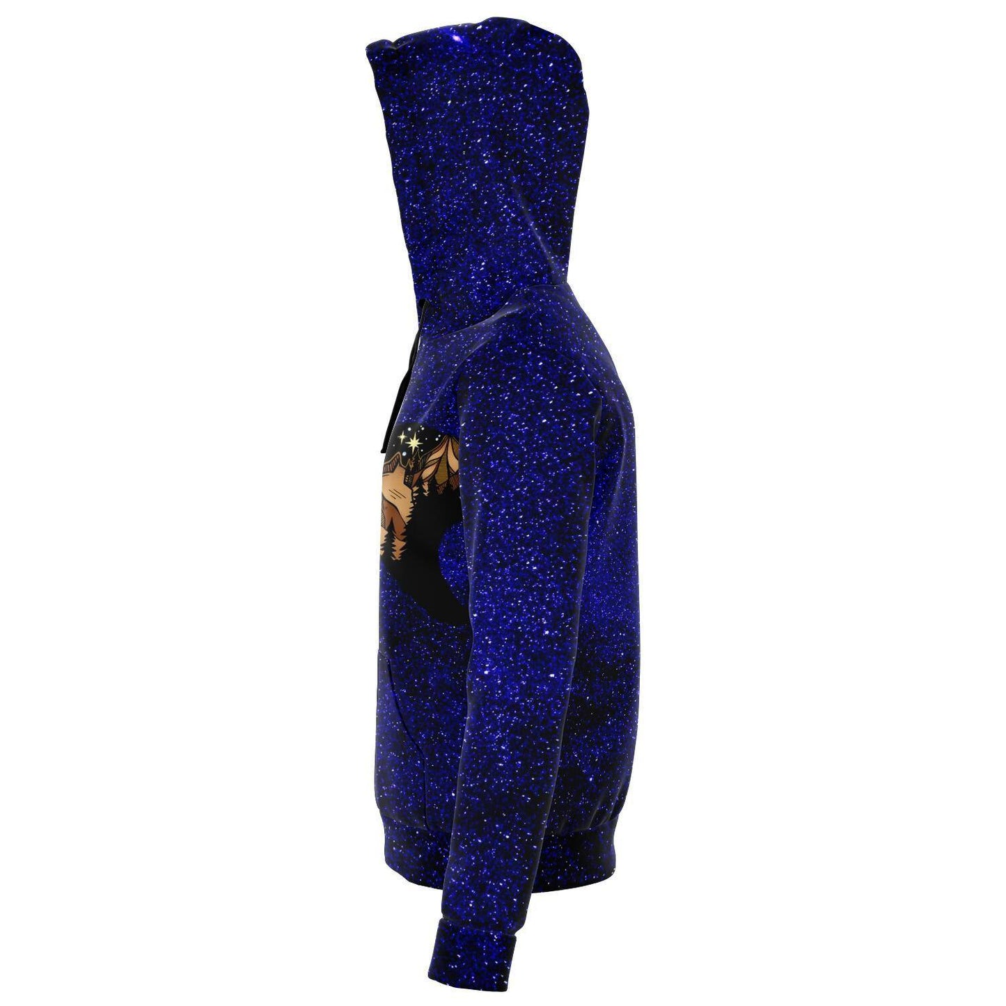 SIERRA BEAR GALAXY PREMIUM ZIP UP HOODIE