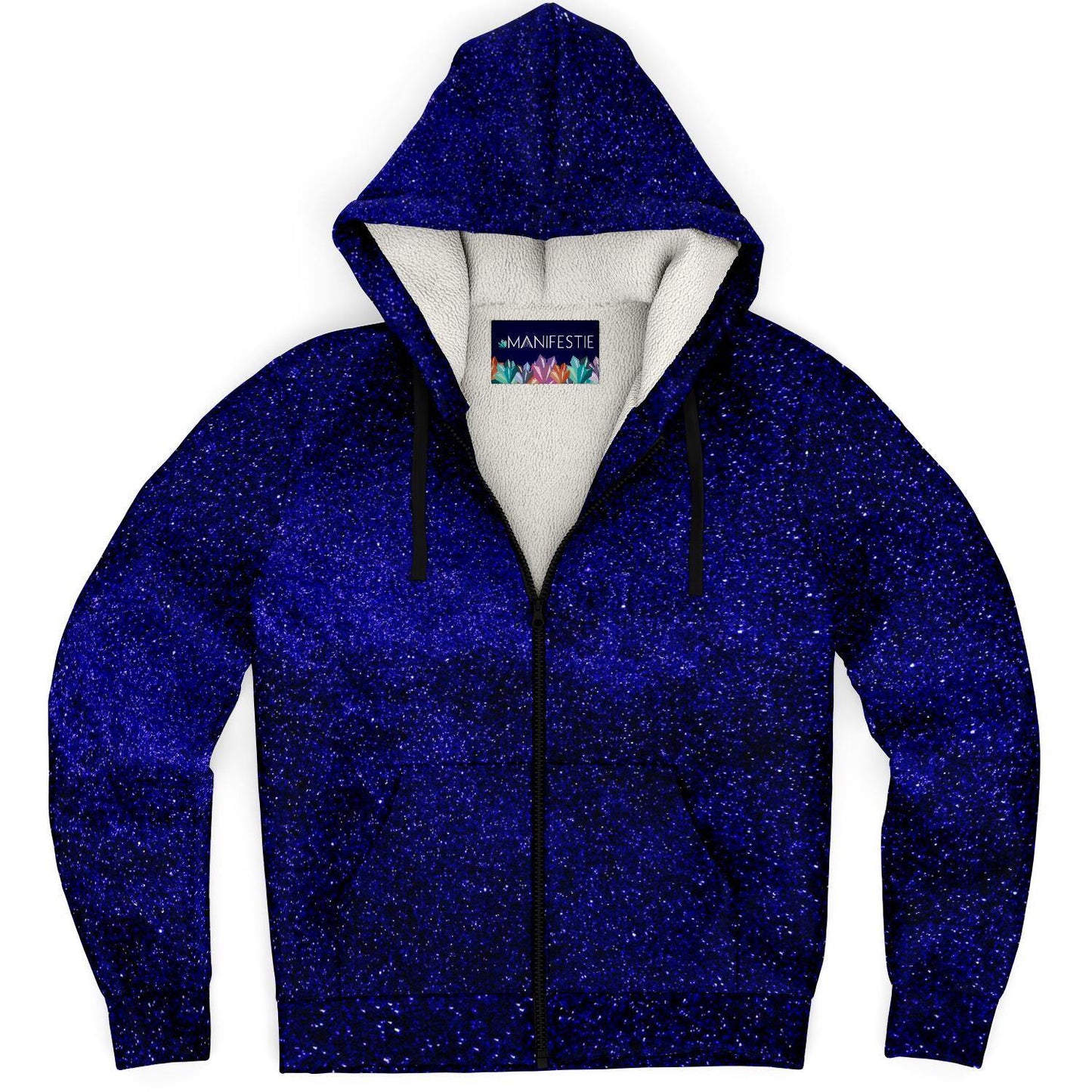 Galaxy Premium Sherpa Lined Zip Hoodie