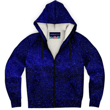 Galaxy Premium Sherpa Lined Zip Hoodie