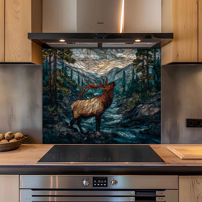 Mountain Call – Tempered Glass Backsplash For Rustic Kitchens