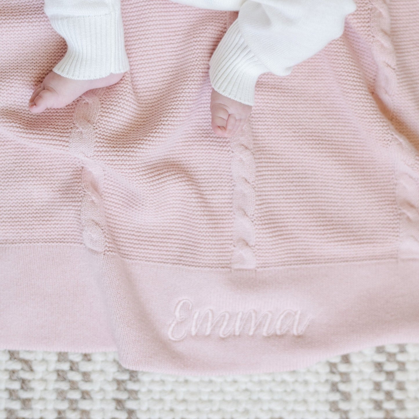 Heirloom Cotton Knit Receiving Blankets