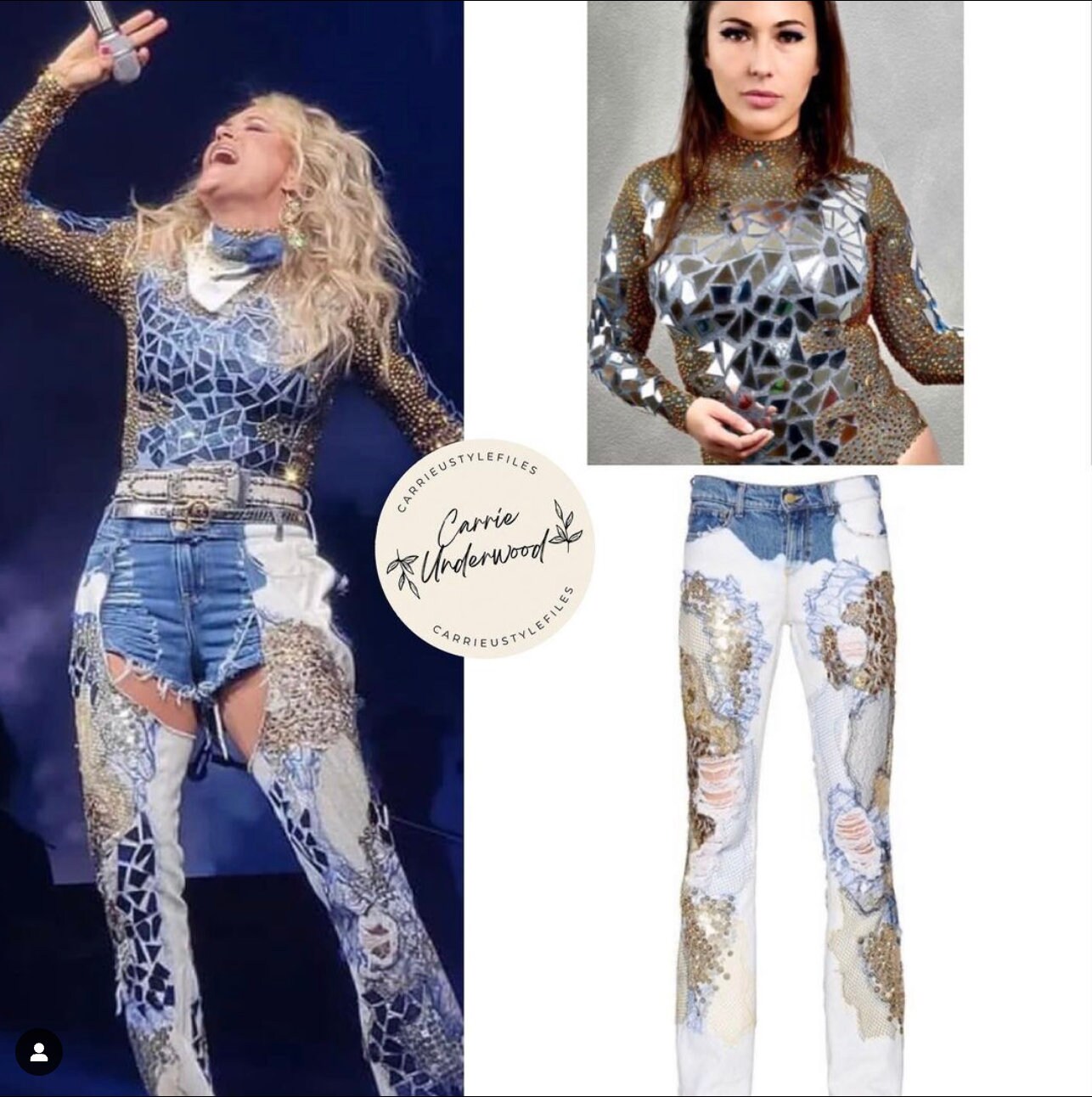 Luminous Mirror Rhinestone Bodysuit | Gold & Silver Disco Ball Festival Leotard – Manifestie