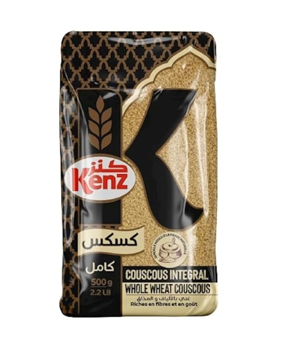 Moroccan Couscous - Kenz Whole Weat Couscous 1 kg