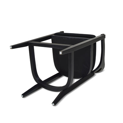 Pyrla 26" Upholstered Counter Stool with Curved Cane Back and Wood Legs