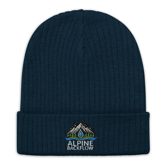 Ribbed knit beanie
