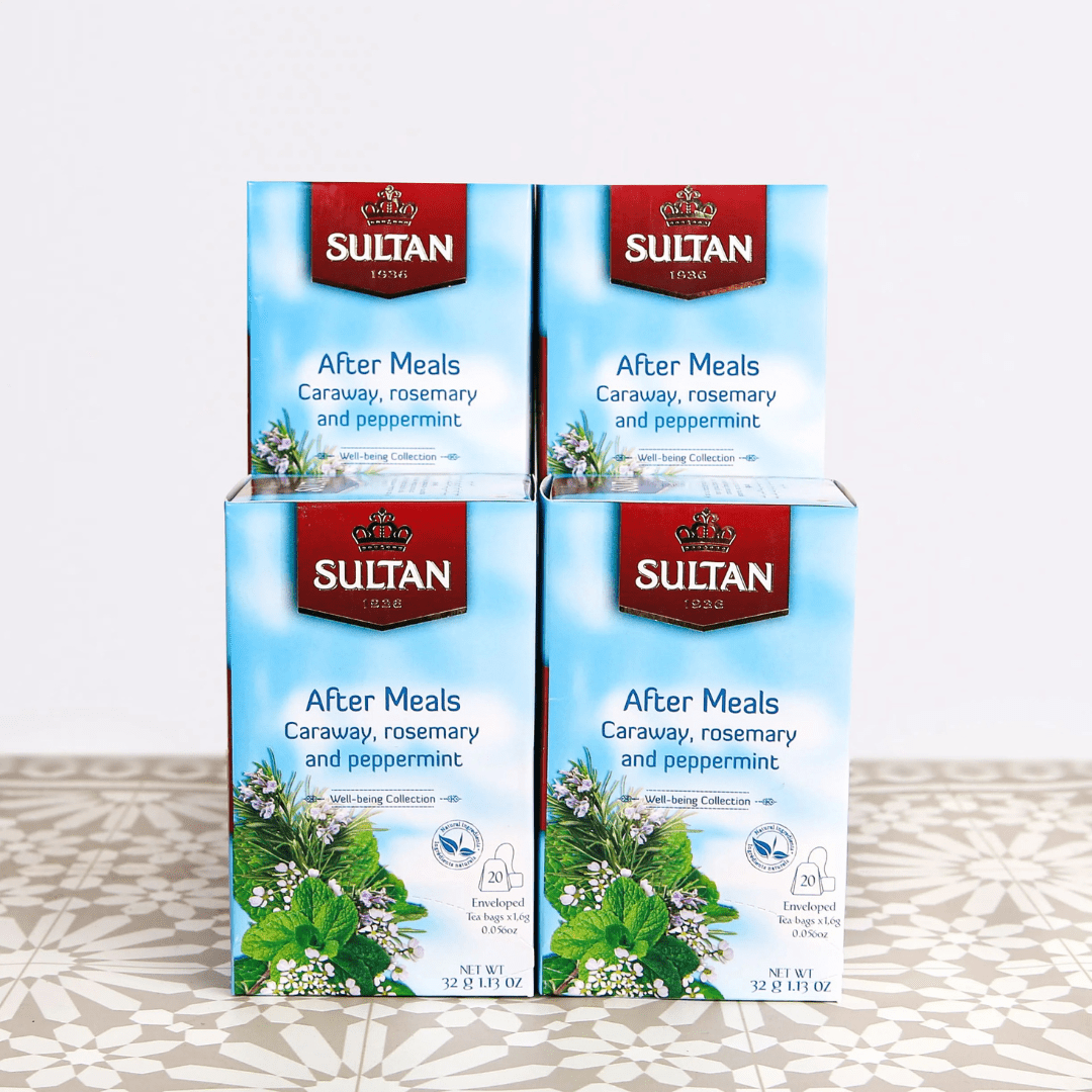 Sultan After Meals Caraway, Rosemary and Peppermint Tea - 20 Tea Bags