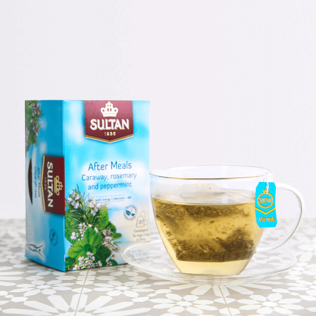 Sultan After Meals Caraway, Rosemary and Peppermint Tea - 20 Tea Bags