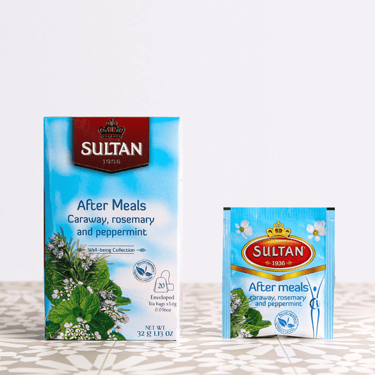 Sultan After Meals Caraway, Rosemary and Peppermint Tea - 20 Tea Bags