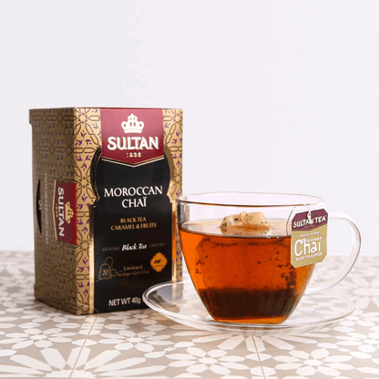 Sultan Chai Caramel and Fruits Tea - 20 Tea Bags