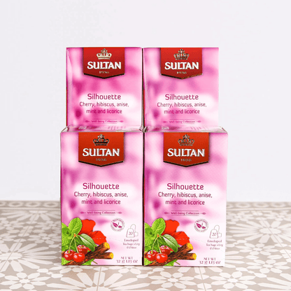 Sultan Silhouette Cherry, Hibiscus, Anise, Mint and Licorice Tea - 20 Tea Bags