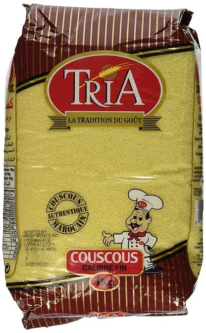 Tria Moroccan Couscous Fine 2lb - 1 Kg
